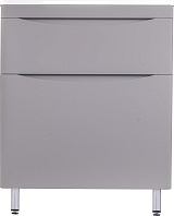 Style Line Тумба с раковиной Бергамо Мини 70 серая Люкс антискрейтч Plus